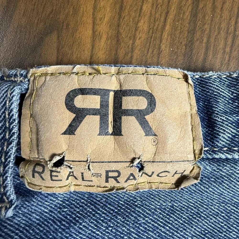Real Ranch‎ wORKWEAR Jeans Mens 38x30 Blue Denim Straight Leg 100% Cotton